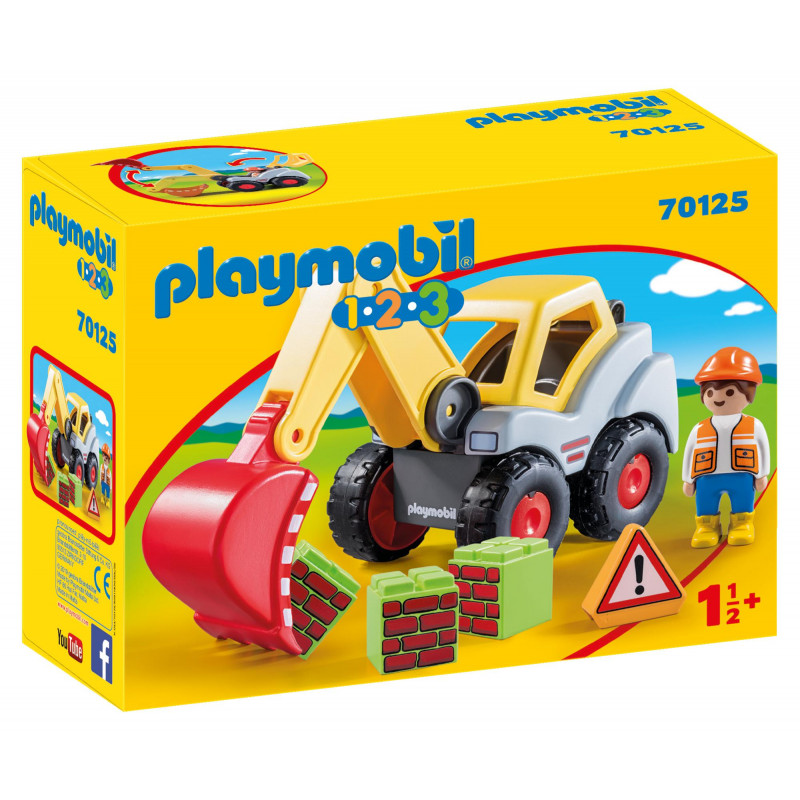 Playmobil Φορτωτής Εκσκαφέας(70125)