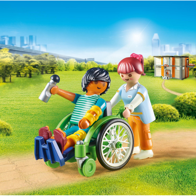 Playmobil Patient in Wheelchair(70193)