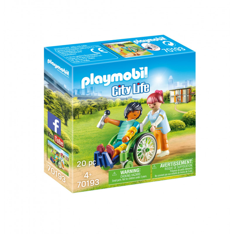 Playmobil Patient in Wheelchair(70193)