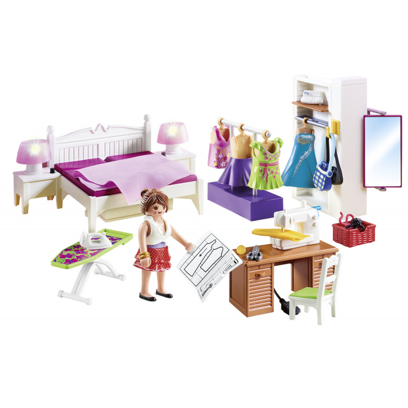 Playmobil Bedroom with Sewing Corner(70208)