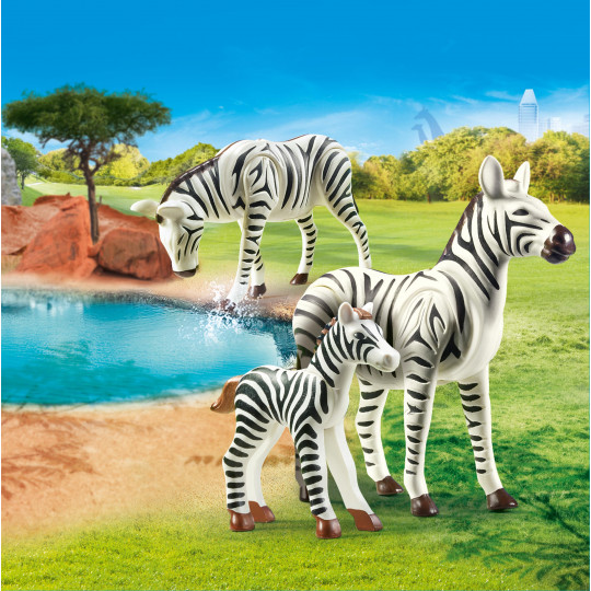 Playmobil Zebras with Foal (70356)