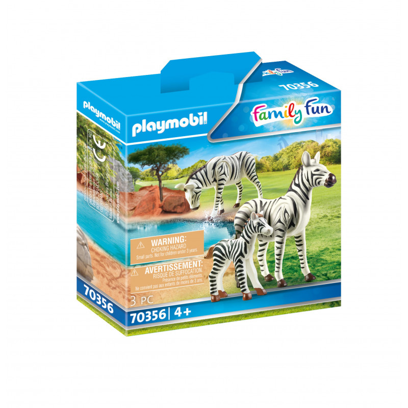 Playmobil Zebras with Foal (70356)