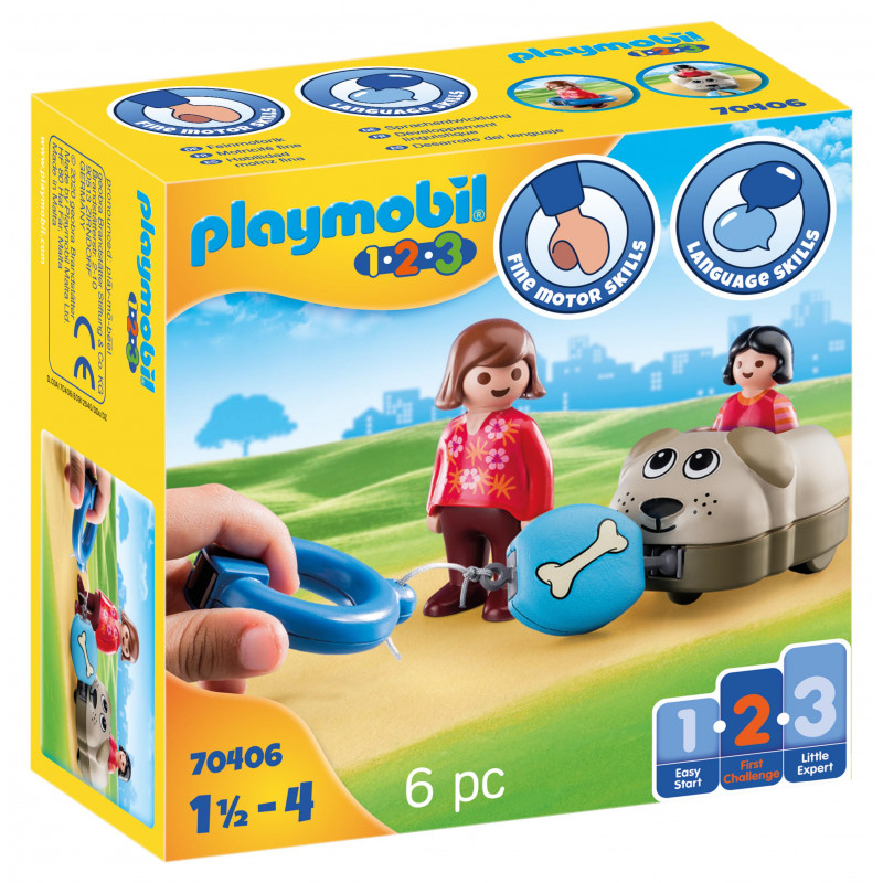 Playmobil Τρενάκι με βαγόνι-σκυλάκι(70406)