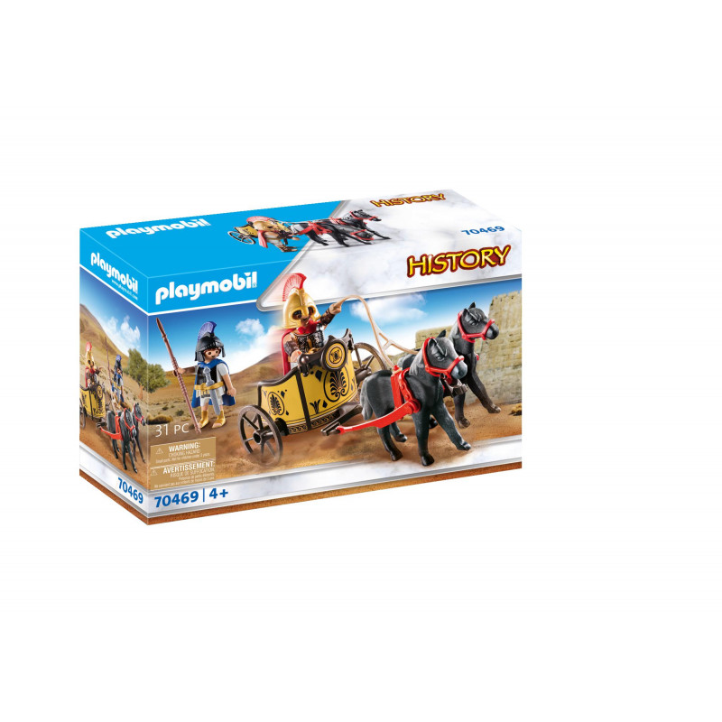 Playmobil Achilles with chariot and Patroklos(70469)