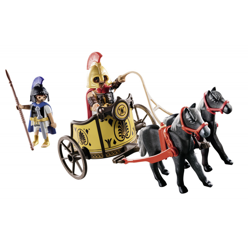 Playmobil Achilles with chariot and Patroklos(70469)