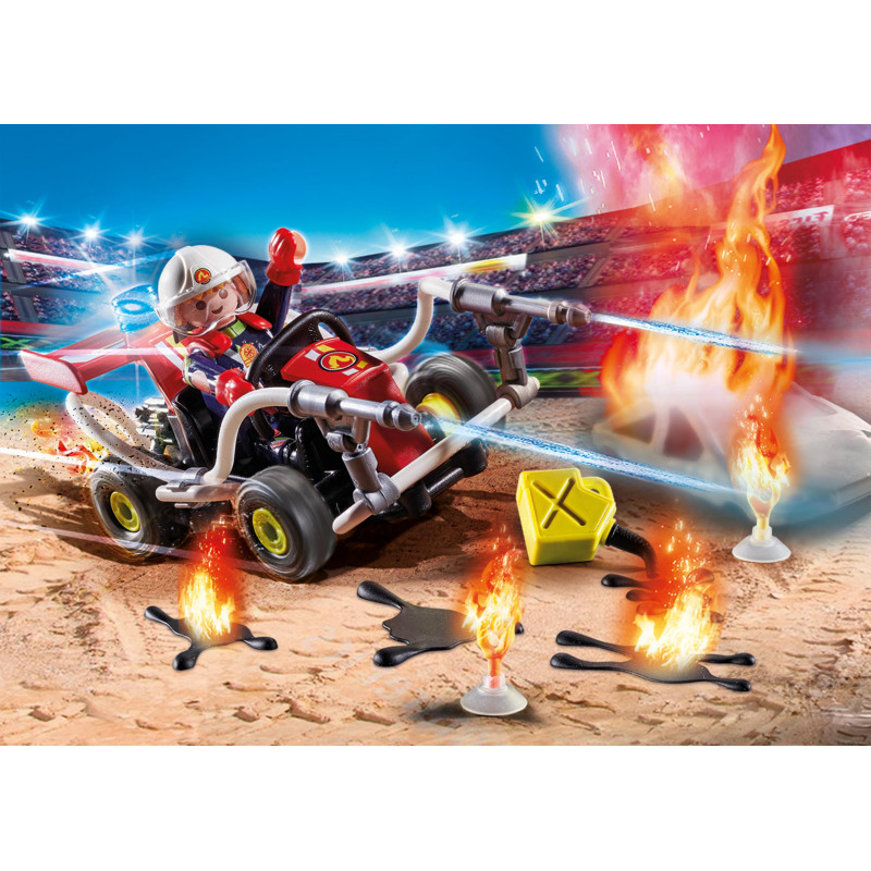 Playmobil Stunt Show Fire Quad(70554)