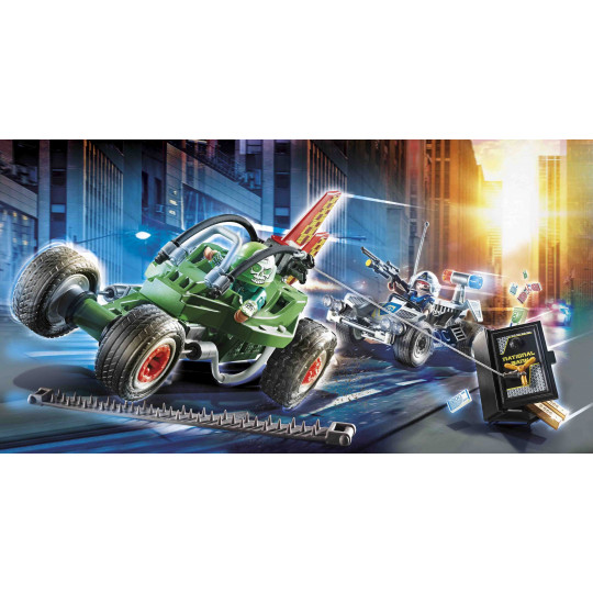 Playmobil Αστυνομική καταδίωξη Go-Kart(70577)