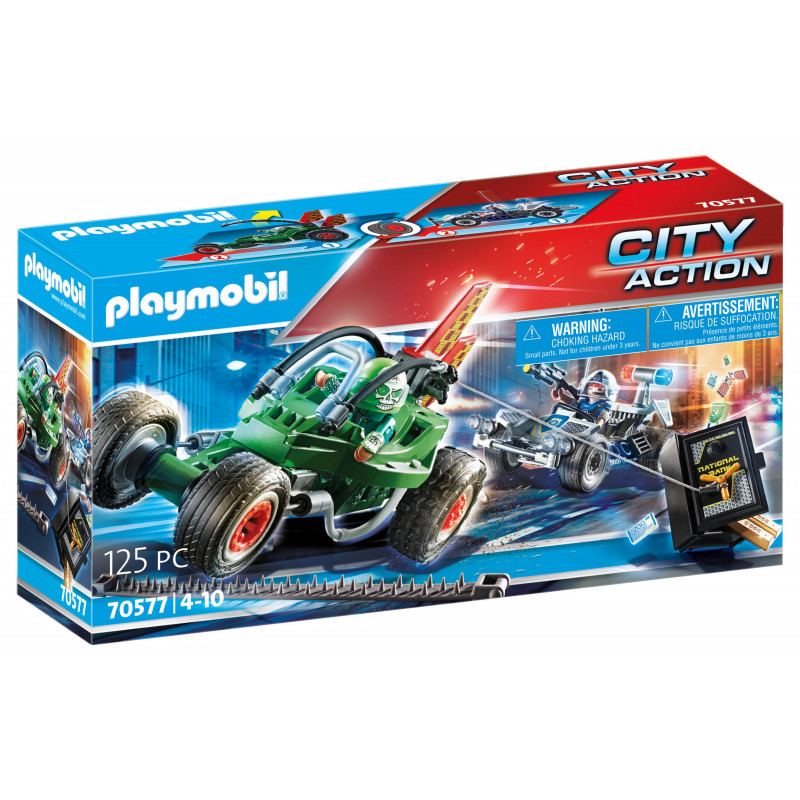 Playmobil Αστυνομική καταδίωξη Go-Kart(70577)