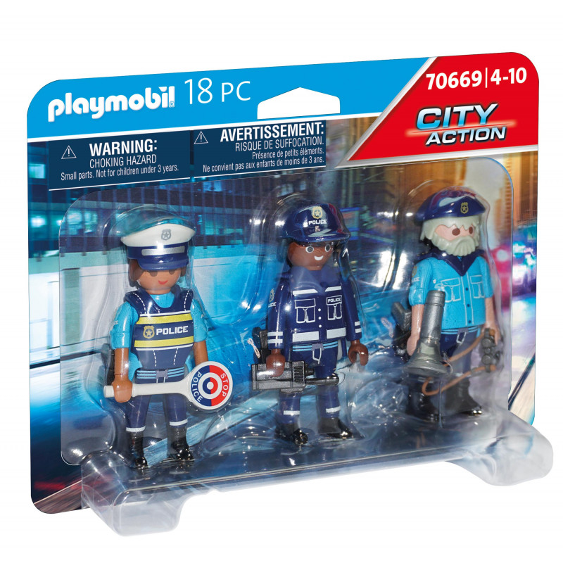 Playmobil Police Figure Set(70669)