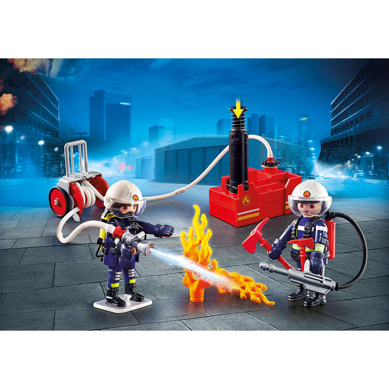 Playmobil Πυροσβέστες με αντλία νερού(9468)