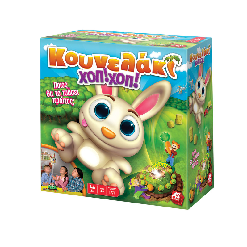 AS Games Board Game Bunny Hop! Hop! For Ages 4+ And 2+ Players(1040-20156)