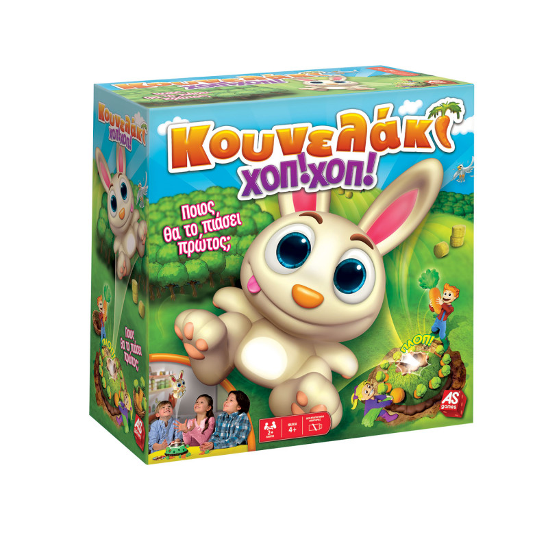 AS Games Board Game Bunny Hop! Hop! For Ages 4+ And 2+ Players(1040-20156)