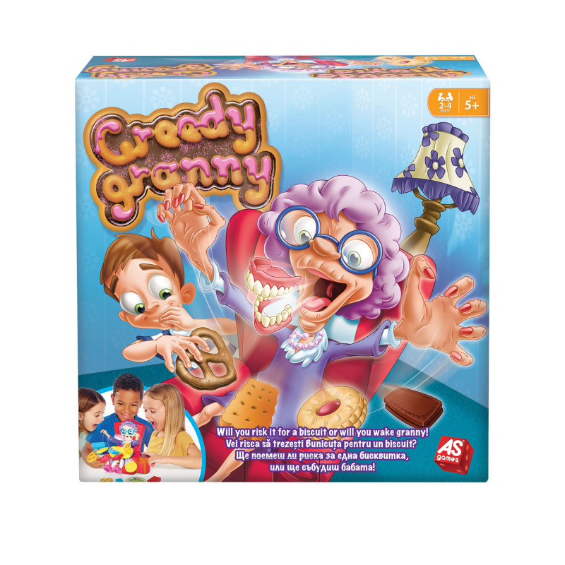 AS Games Board Game Greedy Granny For Ages 5+ And 2-4 Players(1040-20197)