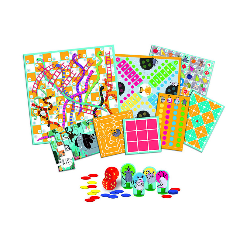 AS Games Board Game 10 in 1: Classic And Educational Games For Ages 4+(1040-63621)