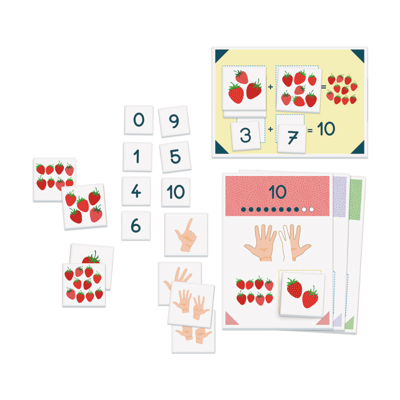 Sapientino Montessori Educational Game Counting To 10 For Ages 3+(1024-63322)