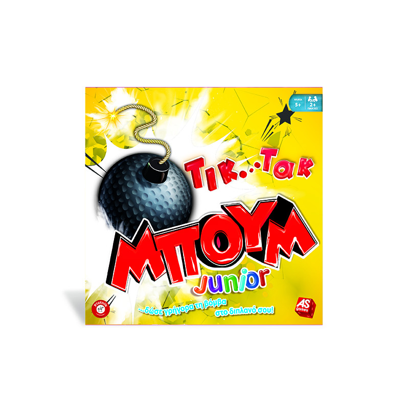 AS Games Board Game Tik Tak Boom Junior For Ages 5+ And 2+ Players(1040-20161)