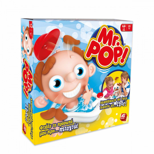 AS Games Board Game Mr. Pop For Ages 4+ And 1-4 Players(1040-20192)