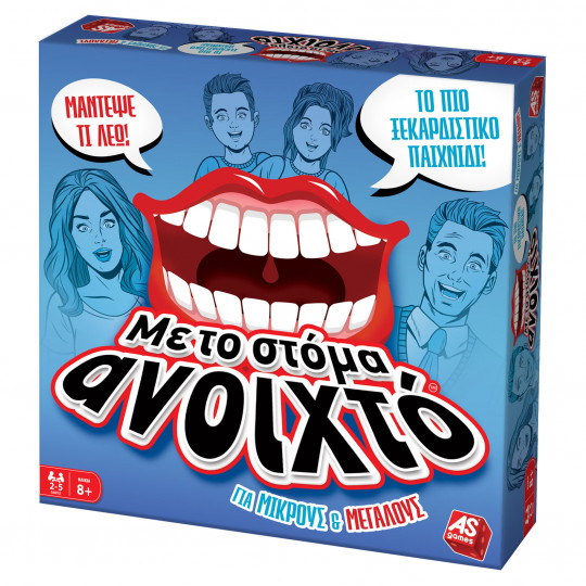 AS Games Board Game Mouth Wide Open For Family For Ages 8+ And 2-5 Players(1040-21170)