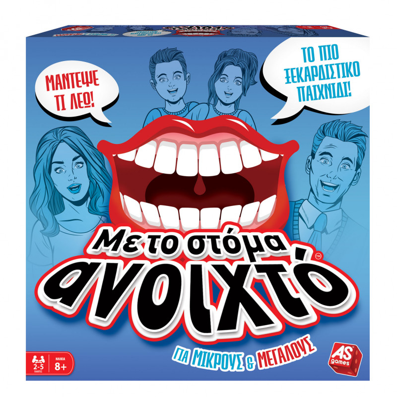 AS Games Board Game Mouth Wide Open For Family For Ages 8+ And 2-5 Players(1040-21170)