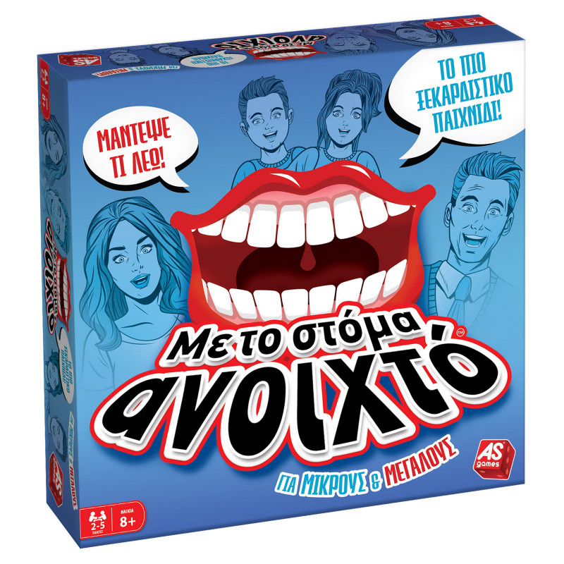 AS Games Board Game Mouth Wide Open For Family For Ages 8+ And 2-5 Players(1040-21170)