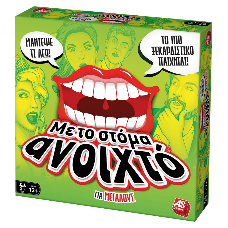 AS Games Board Game Mouth Wide Open For Adults For Ages 12+ And 2-5 Players(1040-22170)