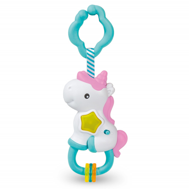 Baby Clementoni Baby Rattle Magic Unicorn Light And Melodies For 3+ Months(1000-17333)