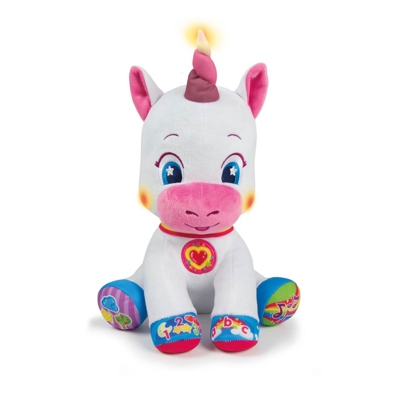 Baby Clementoni Educational Baby Toddler Interactive Plush Unicorn For 6+ Months(1000-63633)