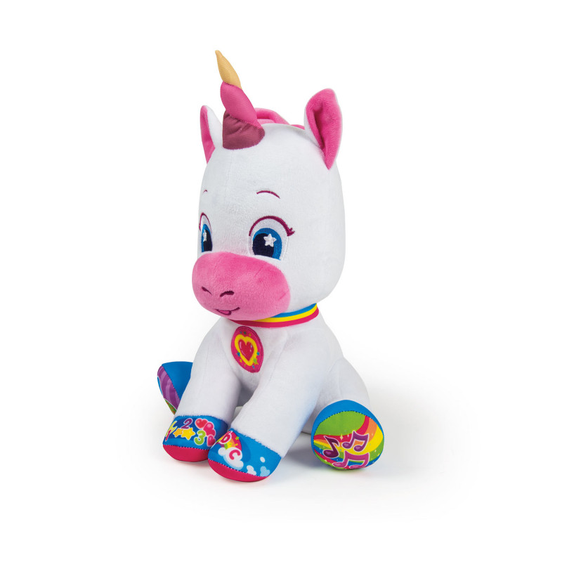 Baby Clementoni Educational Baby Toddler Interactive Plush Unicorn For 6+ Months(1000-63633)