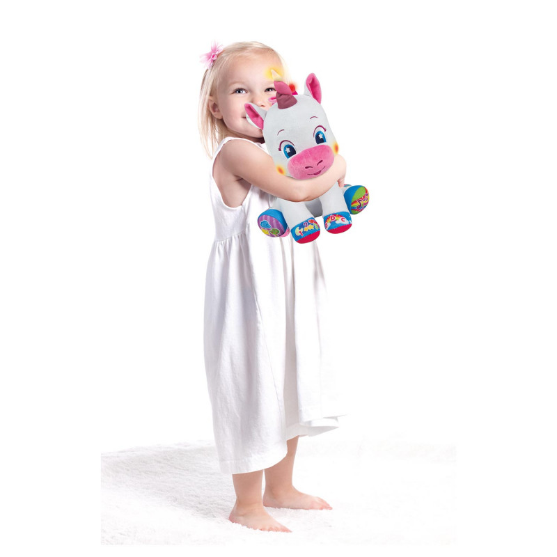 Baby Clementoni Educational Baby Toddler Interactive Plush Unicorn For 6+ Months(1000-63633)