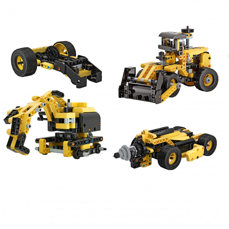 Science And Play Build Educational Game Mechanics Laboratory Bulldozer For Ages 8+(1026-63298)