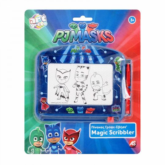 AS Πίνακας Γράψε - Σβήσε Travel PJ Masks Για 3+ Χρονών(1028-13062)