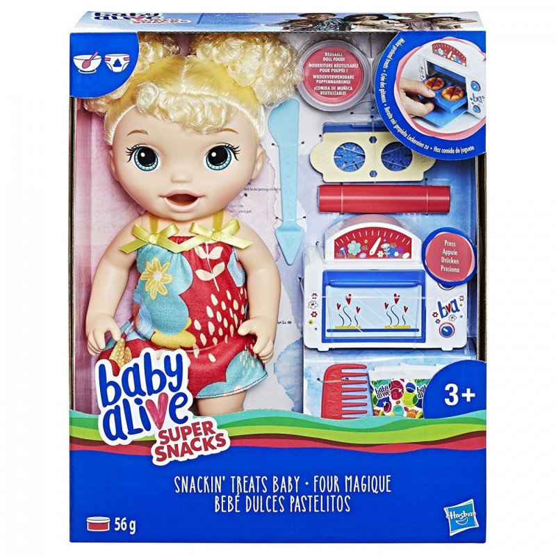 Baby Alive Snackin Baby Blond (E1947)