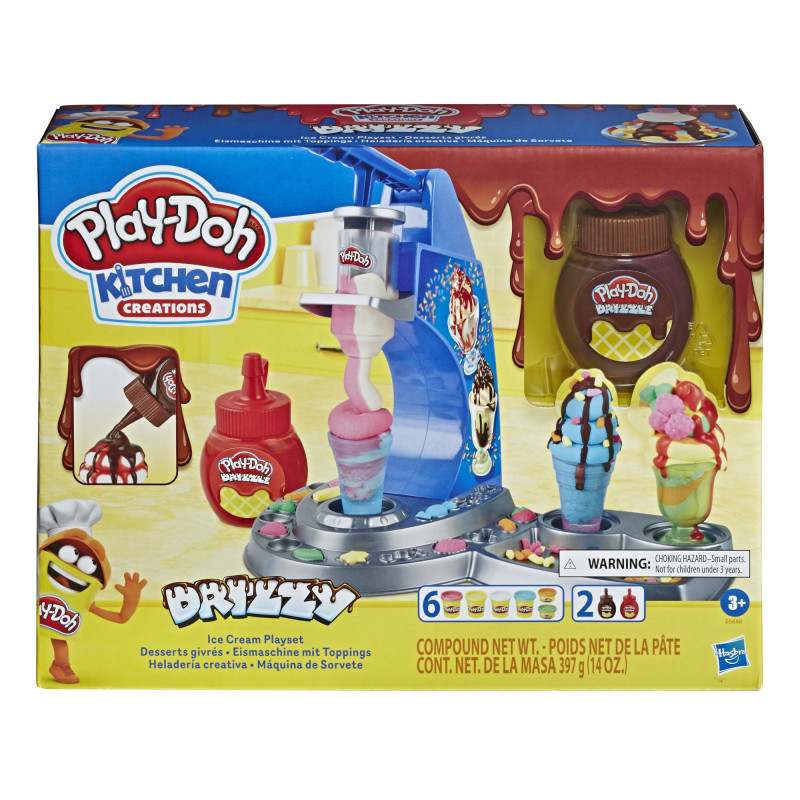 Play-Doh Drizzy Ice Cream Playset (E6688)