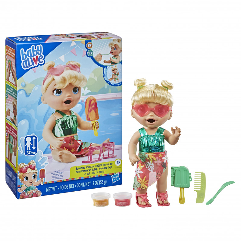 Baby Alive Sunshine Snacks Blond Hair (F1680)