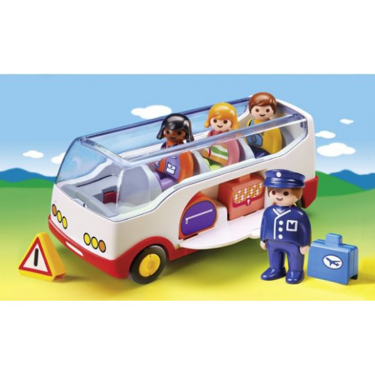 Playmobil 1.2.3 Airport Shuttle Bus(6773)