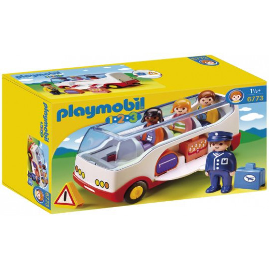 Playmobil 1.2.3 Airport Shuttle Bus(6773)