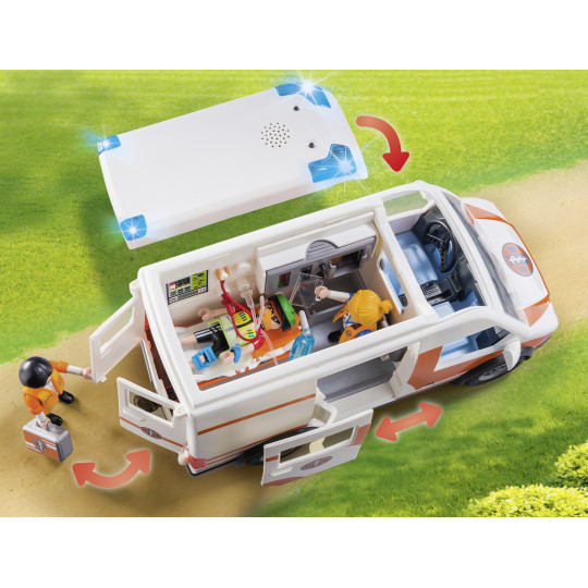 Playmobil Ambulance with Flashing Lights(70049)