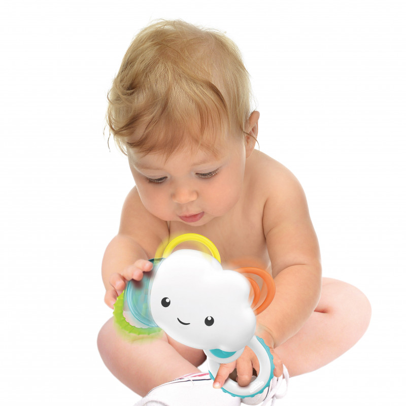 Baby Clementoni Baby Rattle Multicolored Cloud For 3+ Months(1000-17324)