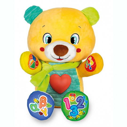 Baby Clementoni Educational Baby Toddler Interactive Teddy Bear Pipis For 6+ Months(1000-63529)