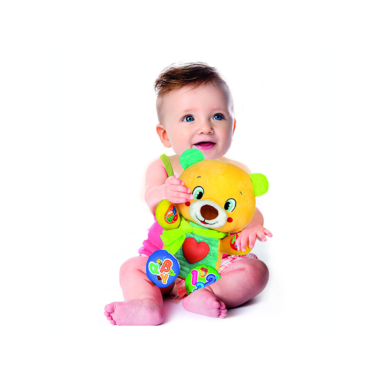 Baby Clementoni Educational Baby Toddler Interactive Teddy Bear Pipis For 6+ Months(1000-63529)