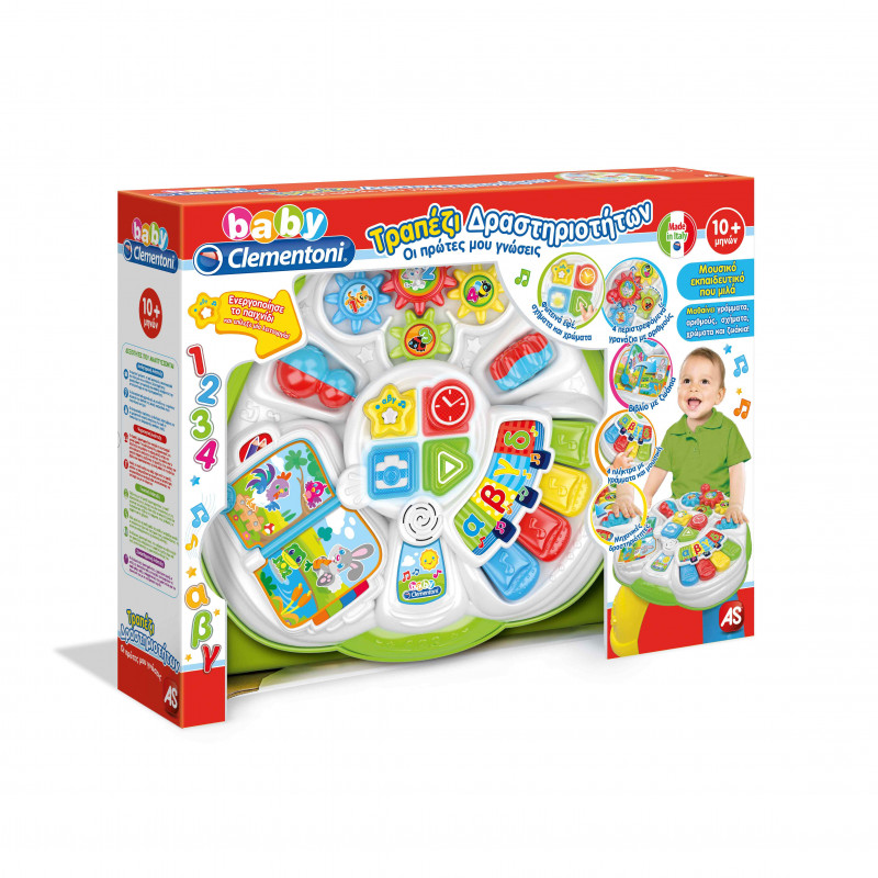 Baby Clementoni Educational Baby Toddler Activities Table For 10+ Months(1000-63595)