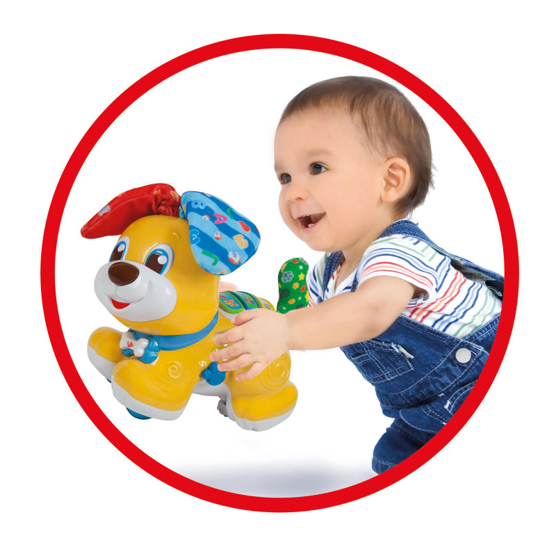 Baby Clementoni Educational Baby Toddler Toy Peek-A-Boo Dog For 10+ Months(1000-63611)