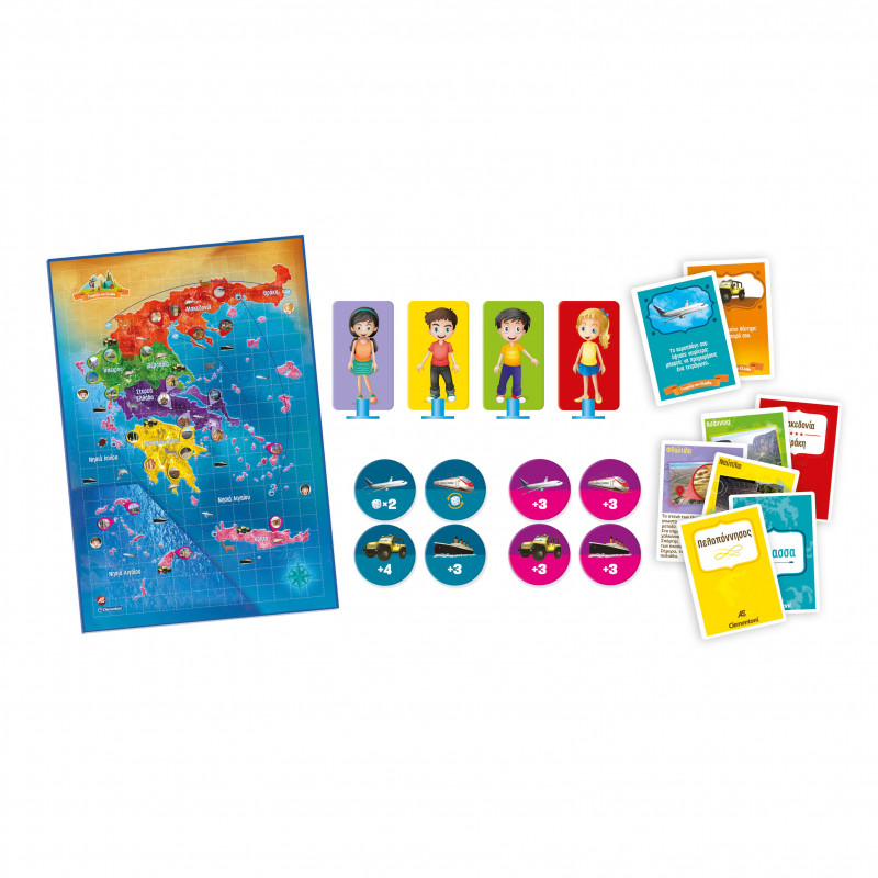 Sapientino Educational Game Discover Greece For Ages 6+(1024-63282)