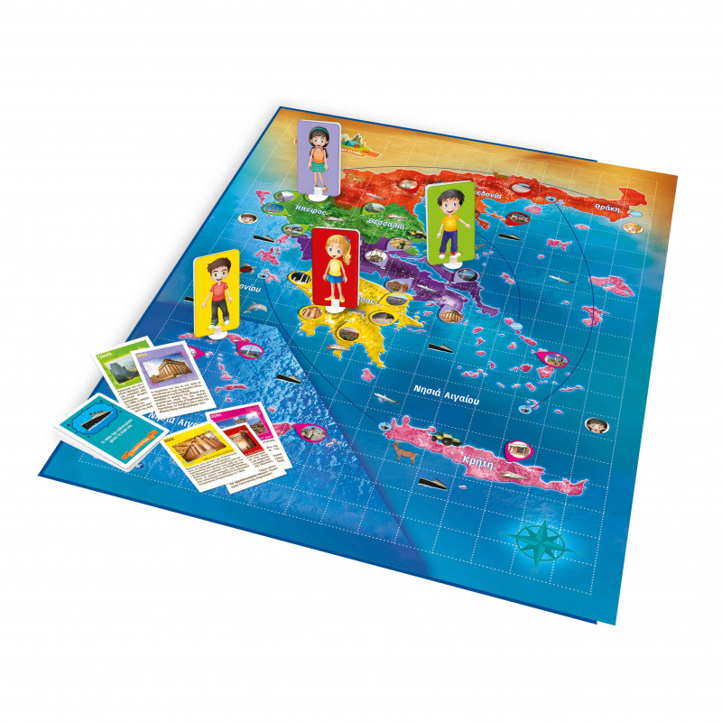 Sapientino Educational Game Discover Greece For Ages 6+(1024-63282)