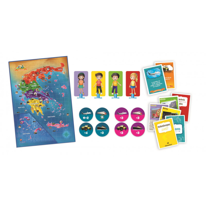 Sapientino Educational Game Discover Greece For Ages 6+(1024-63282)