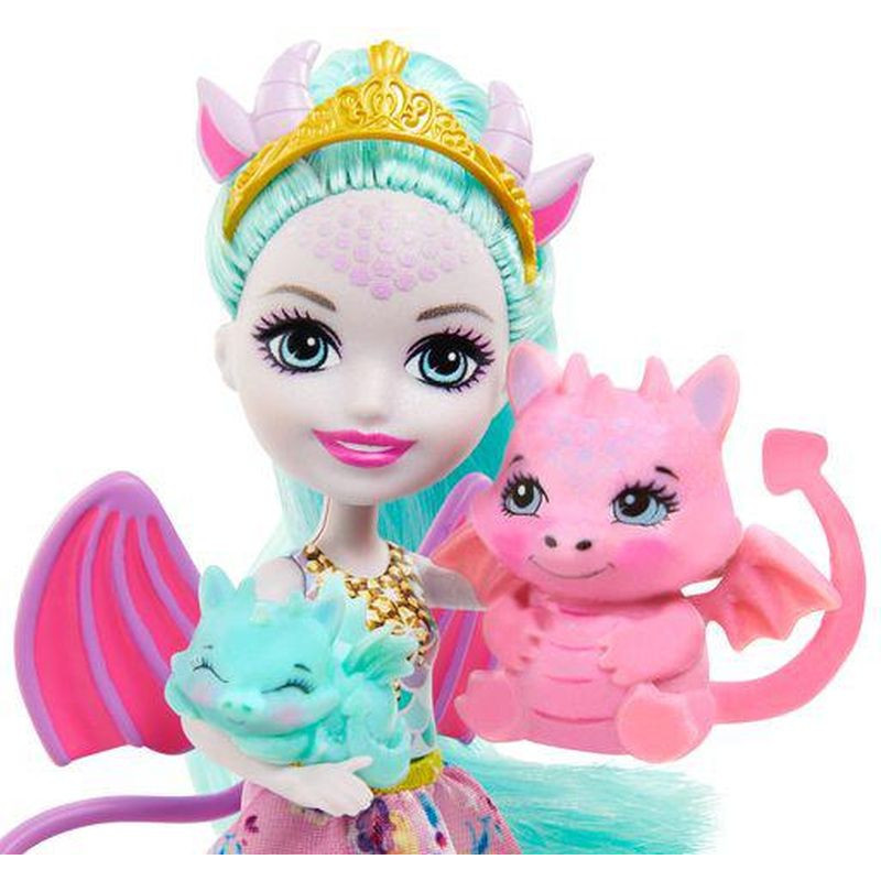 Enchantimals Royal Guest Doll With Gifts With Family Of Dragons (GYJ09)