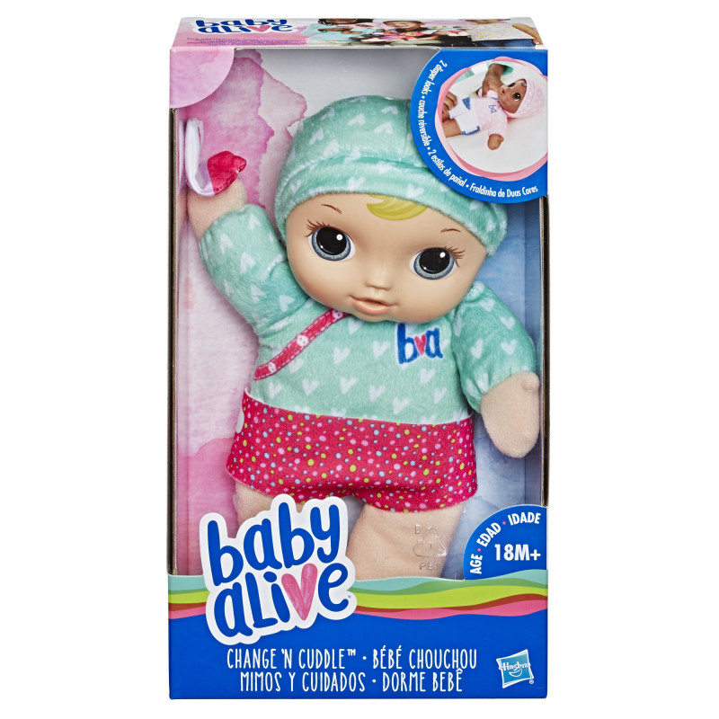 Baby Alive Change N Cuddle Baby Blonde (E3137)