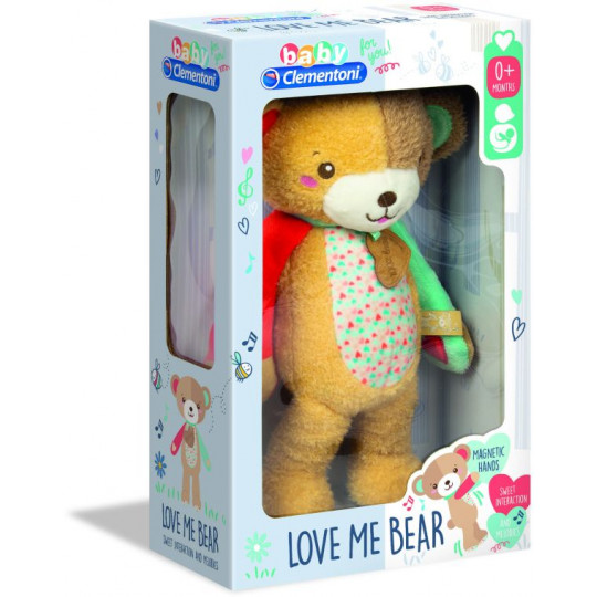 Baby Clementoni For You Newborn Baby Love Me Bear For 0+ Months(1000-17267)