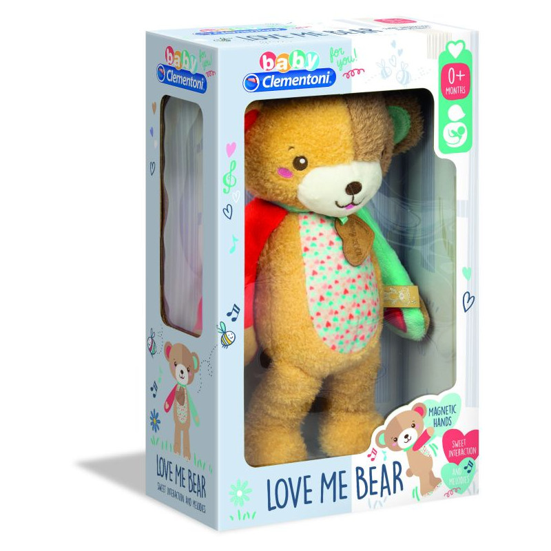 Baby Clementoni For You Newborn Baby Love Me Bear For 0+ Months(1000-17267)