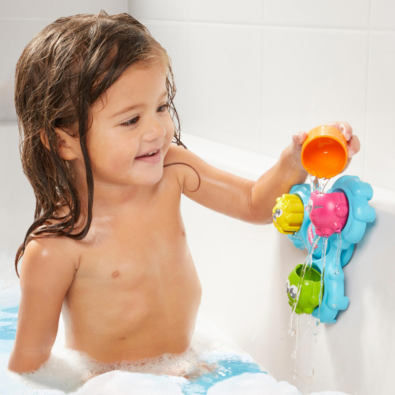 Tomy Toomies Baby Toddler Bath Toy Spin And Splash Octopals For 12+ Months(1000-72820)